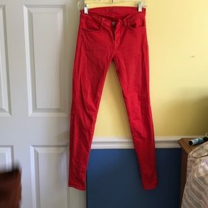 Red J Brand jeans!